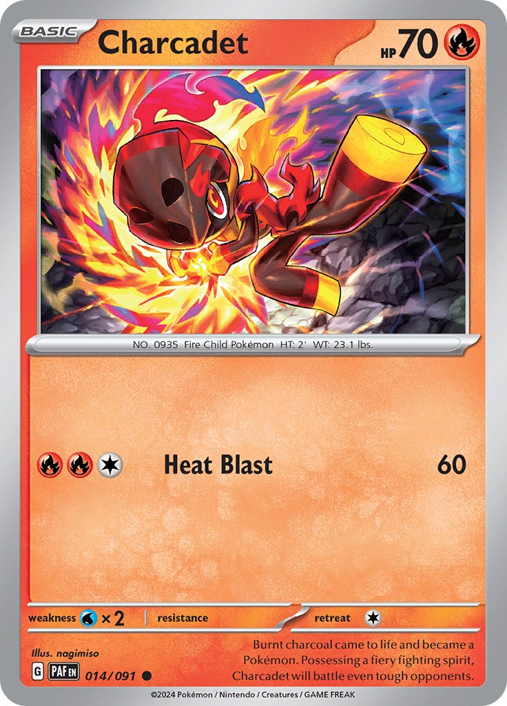 Charcadet (014/091) [Scarlet & Violet: Paldean Fates] - Pokémon - Card Brawlers | Quebec | Canada |