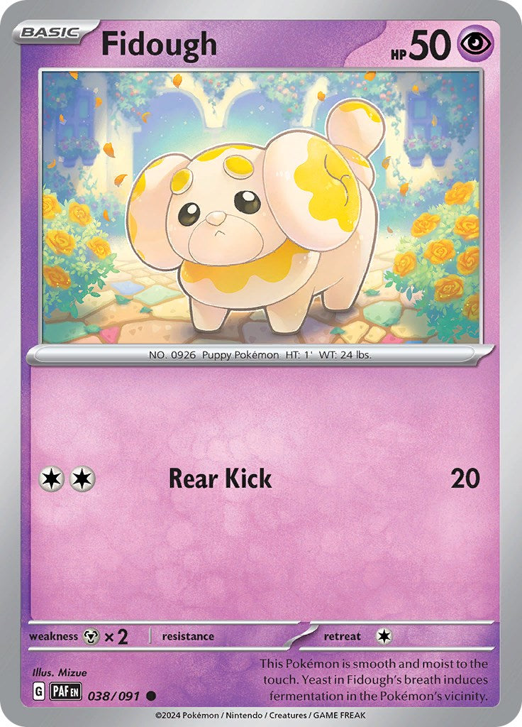 Fidough (038/091) [Scarlet & Violet: Paldean Fates] - Pokémon - Card Brawlers | Quebec | Canada |