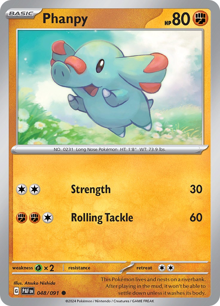 Phanpy (048/091) [Scarlet & Violet: Paldean Fates] - Pokémon - Card Brawlers | Quebec | Canada |