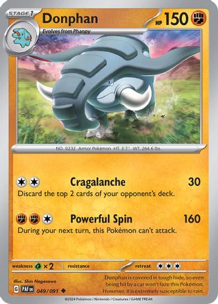 Donphan (049/091) [Scarlet & Violet: Paldean Fates] - Pokémon - Card Brawlers | Quebec | Canada |