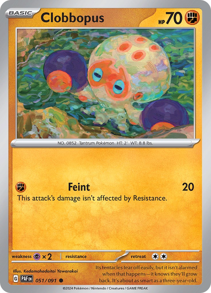 Clobbopus (051/091) [Scarlet & Violet: Paldean Fates] - Pokémon - Card Brawlers | Quebec | Canada |