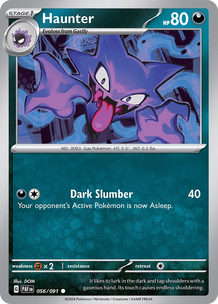 Haunter (056/091) [Scarlet & Violet: Paldean Fates] - Pokémon - Card Brawlers | Quebec | Canada |