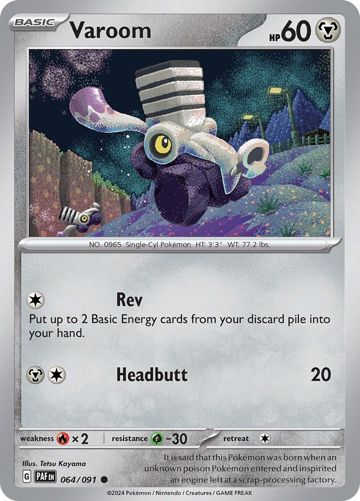 Varoom (064/091) [Scarlet & Violet: Paldean Fates] - Pokémon - Card Brawlers | Quebec | Canada |