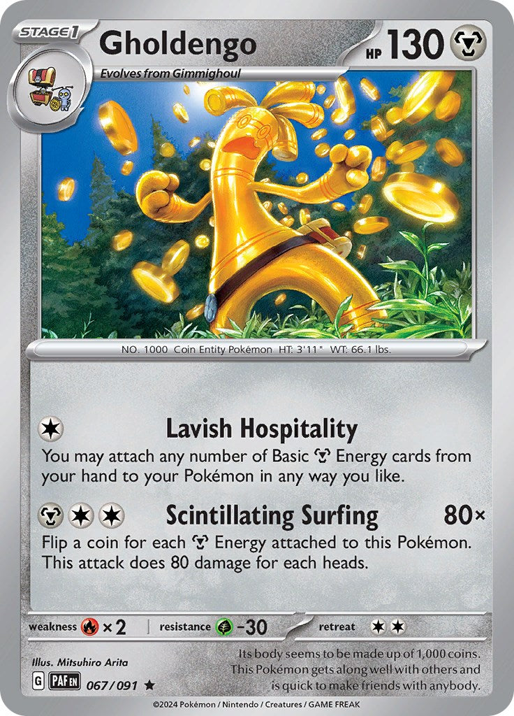 Gholdengo (067/091) [Scarlet & Violet: Paldean Fates] - Pokémon - Card Brawlers | Quebec | Canada |
