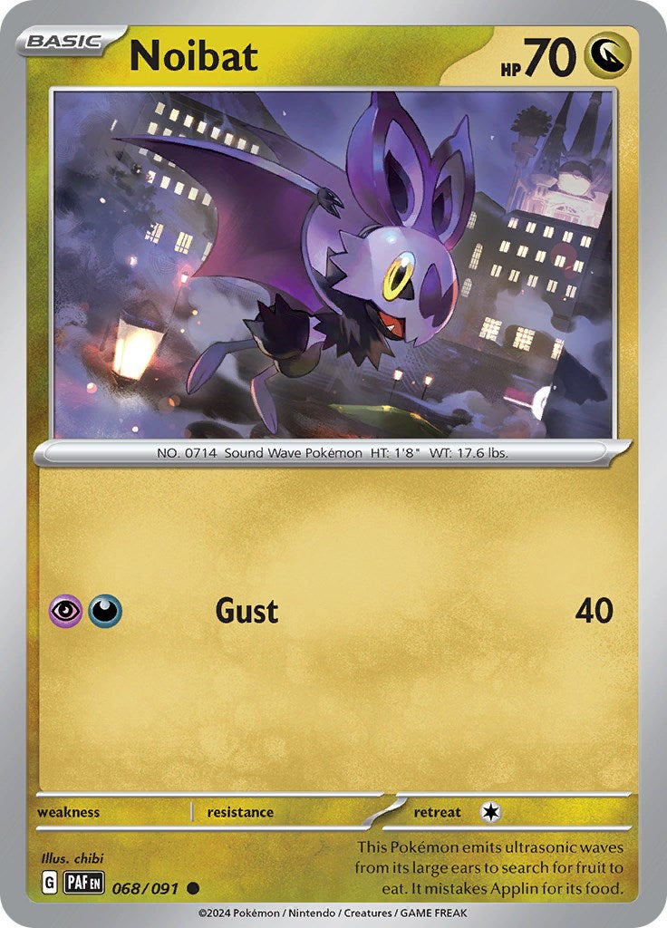 Noibat (068/091) [Scarlet & Violet: Paldean Fates] - Pokémon - Card Brawlers | Quebec | Canada |
