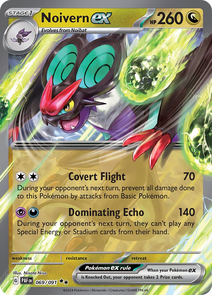 Noivern ex (069/091) [Scarlet & Violet: Paldean Fates] - Pokémon - Card Brawlers | Quebec | Canada |