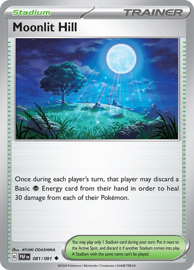 Moonlit Hill (081/091) [Scarlet & Violet: Paldean Fates] - Pokémon - Card Brawlers | Quebec | Canada |