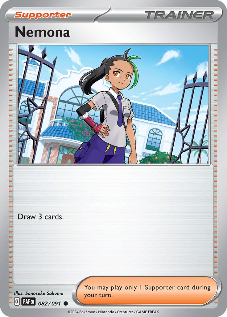 Nemona (082/091) [Scarlet & Violet: Paldean Fates] - Pokémon - Card Brawlers | Quebec | Canada |