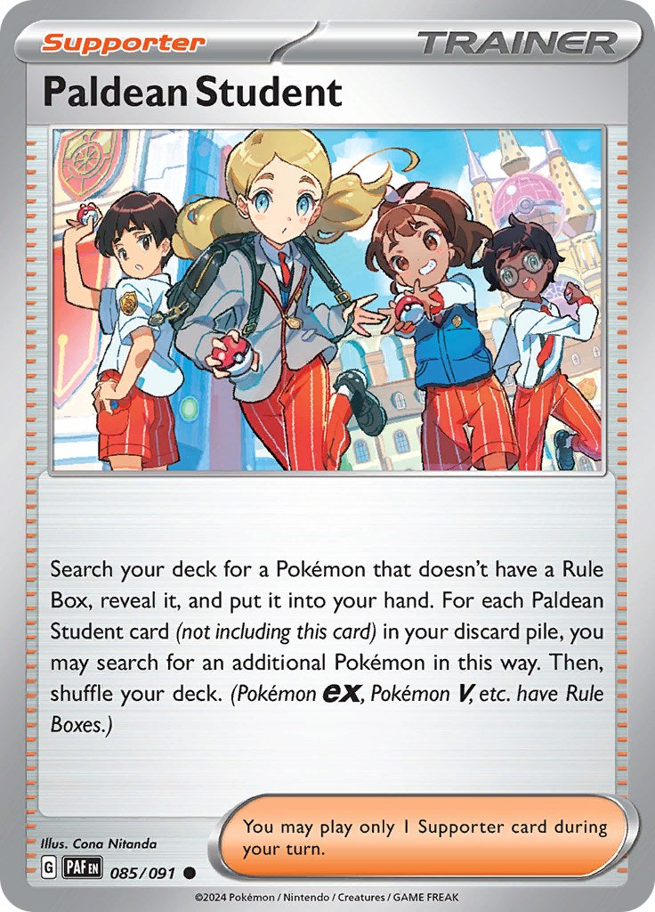Paldean Student (085/091) [Scarlet & Violet: Paldean Fates] - Pokémon - Card Brawlers | Quebec | Canada |