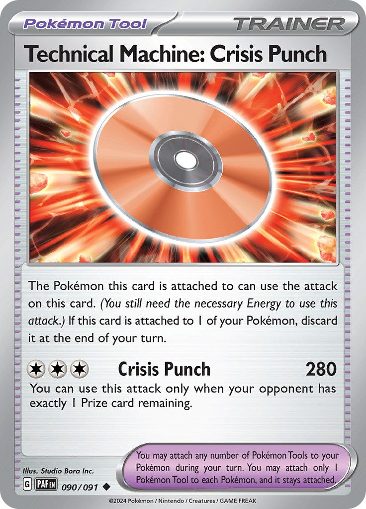 Technical Machine: Crisis Punch (090/091) [Scarlet & Violet: Paldean Fates] - Pokémon - Card Brawlers | Quebec | Canada |