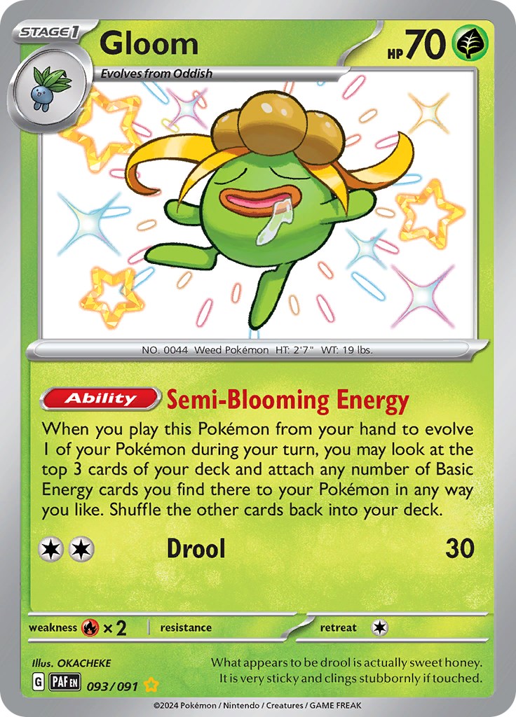 Gloom (093/091) [Scarlet & Violet: Paldean Fates] - Pokémon - Card Brawlers | Quebec | Canada |