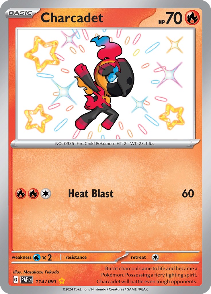 Charcadet (114/091) [Scarlet & Violet: Paldean Fates] - Pokémon - Card Brawlers | Quebec | Canada |