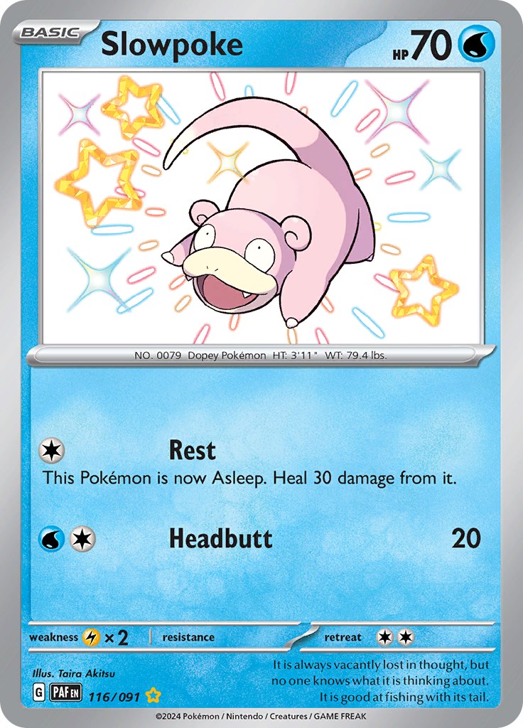 Slowpoke (116/091) [Scarlet & Violet: Paldean Fates] - Pokémon - Card Brawlers | Quebec | Canada |