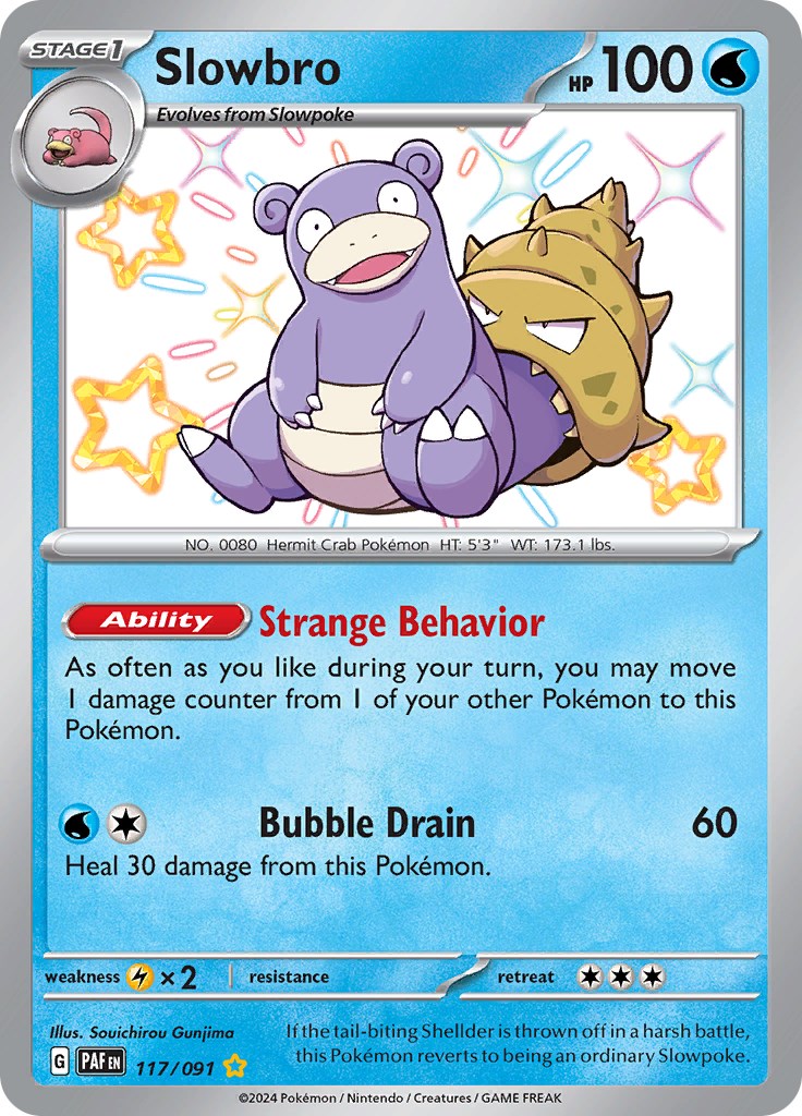 Slowbro (117/091) [Scarlet & Violet: Paldean Fates] - Pokémon - Card Brawlers | Quebec | Canada |