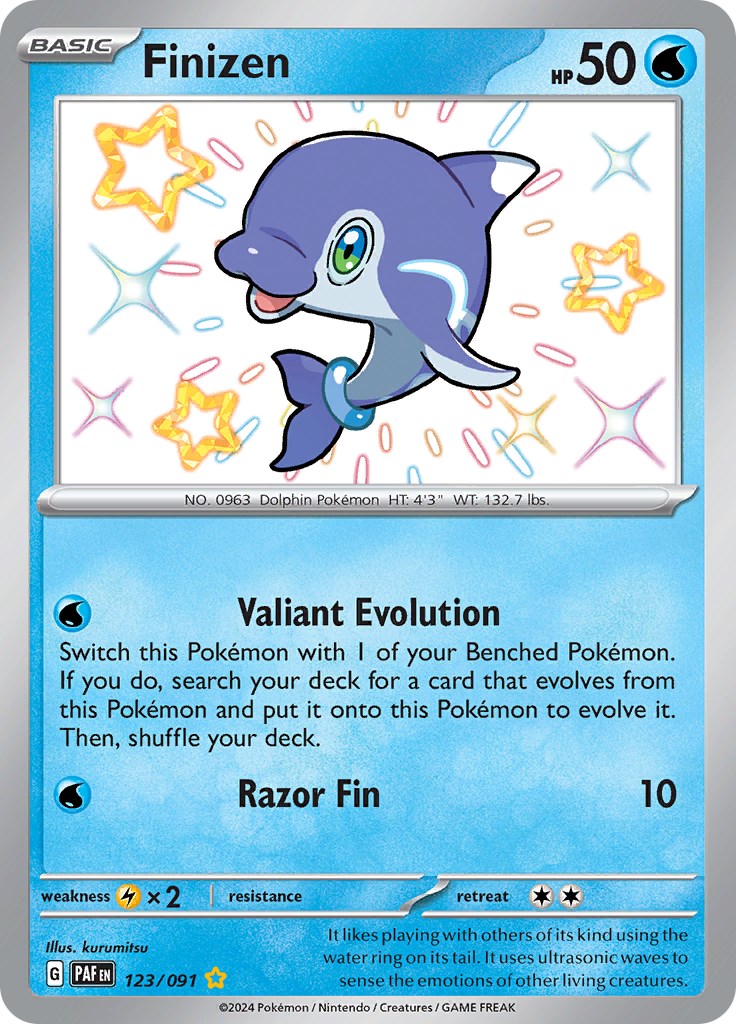 Finizen (123/091) [Scarlet & Violet: Paldean Fates] - Pokémon - Card Brawlers | Quebec | Canada |
