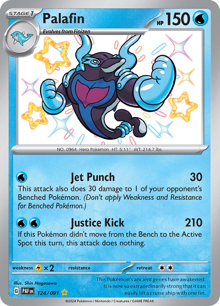 Palafin (124/091) [Scarlet & Violet: Paldean Fates] - Pokémon - Card Brawlers | Quebec | Canada |