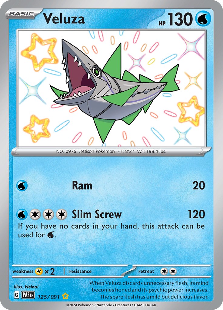 Veluza (125/091) [Scarlet & Violet: Paldean Fates] - Pokémon - Card Brawlers | Quebec | Canada |