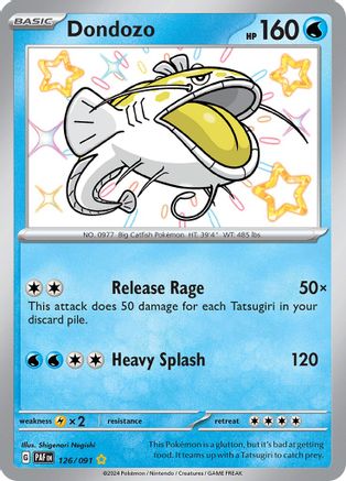 Dondozo (126/091) [Scarlet & Violet: Paldean Fates] - Pokémon - Card Brawlers | Quebec | Canada |