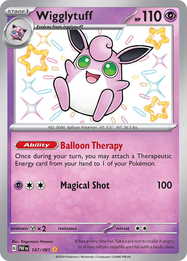 Wigglytuff (147/091) [Scarlet & Violet: Paldean Fates] - Pokémon - Card Brawlers | Quebec | Canada |