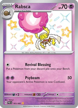 Rabsca (163/091) [Scarlet & Violet: Paldean Fates] - Pokémon - Card Brawlers | Quebec | Canada |