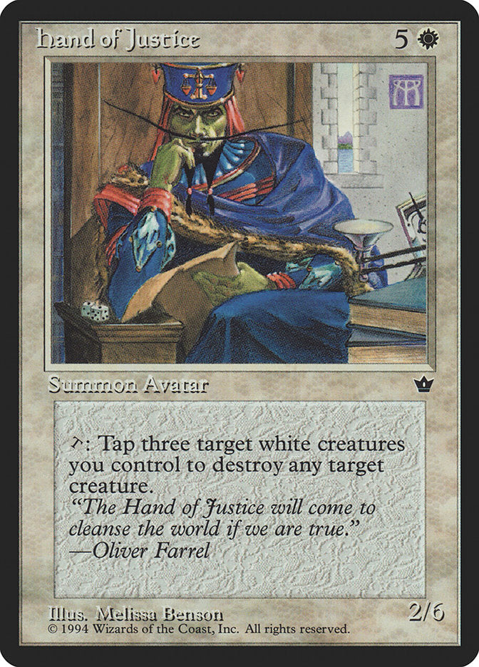 Hand of Justice [Fallen Empires] - Magic: The Gathering - Card Brawlers | Quebec | Canada |