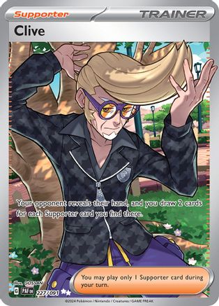 Clive (227/091) [Scarlet & Violet: Paldean Fates] - Pokémon - Card Brawlers | Quebec | Canada |