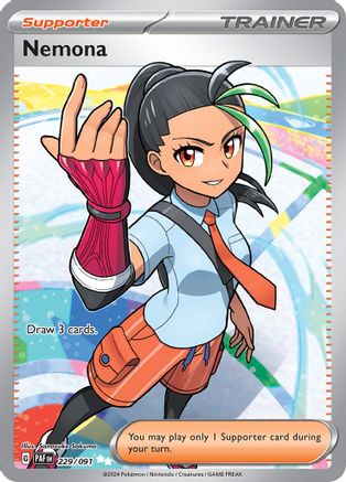 Nemona (229/091) [Scarlet & Violet: Paldean Fates] - Pokémon - Card Brawlers | Quebec | Canada |