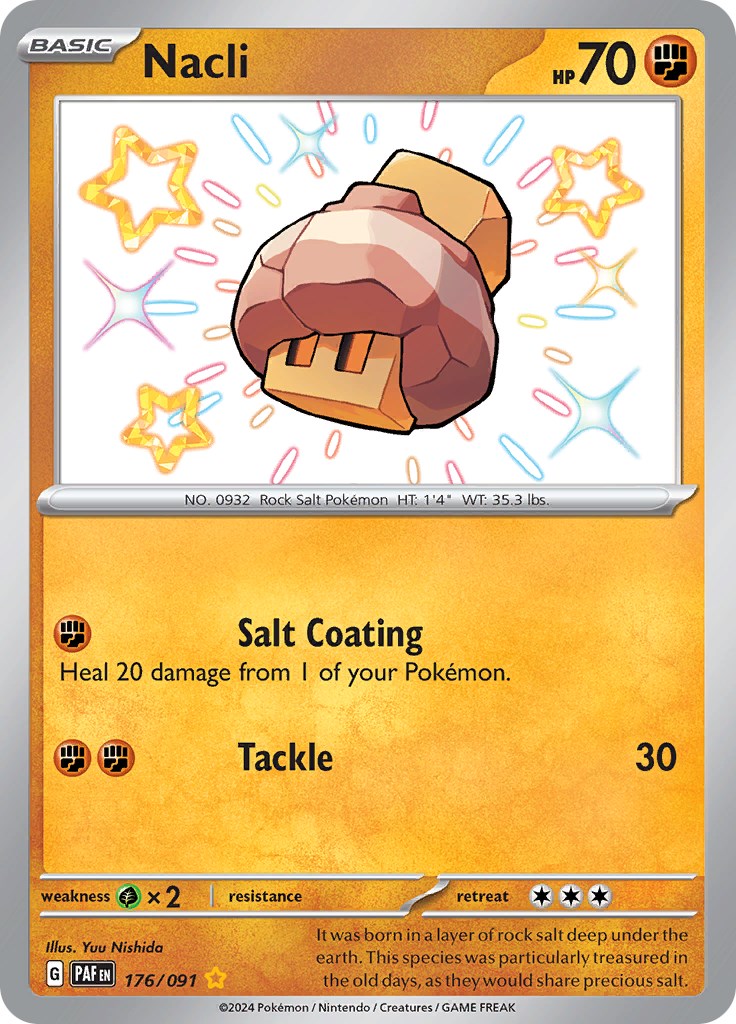 Nacli (176/091) [Scarlet & Violet: Paldean Fates] - Pokémon - Card Brawlers | Quebec | Canada |
