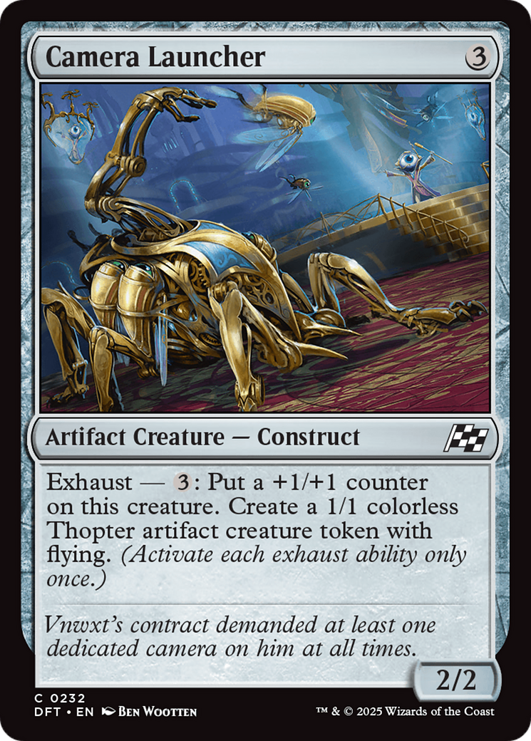 Camera Launcher [Aetherdrift] - Magic: The Gathering - Card Brawlers | Quebec | Canada |