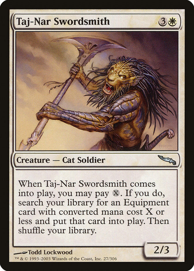 Taj-Nar Swordsmith [Mirrodin] - Magic: The Gathering - Card Brawlers | Quebec | Canada |