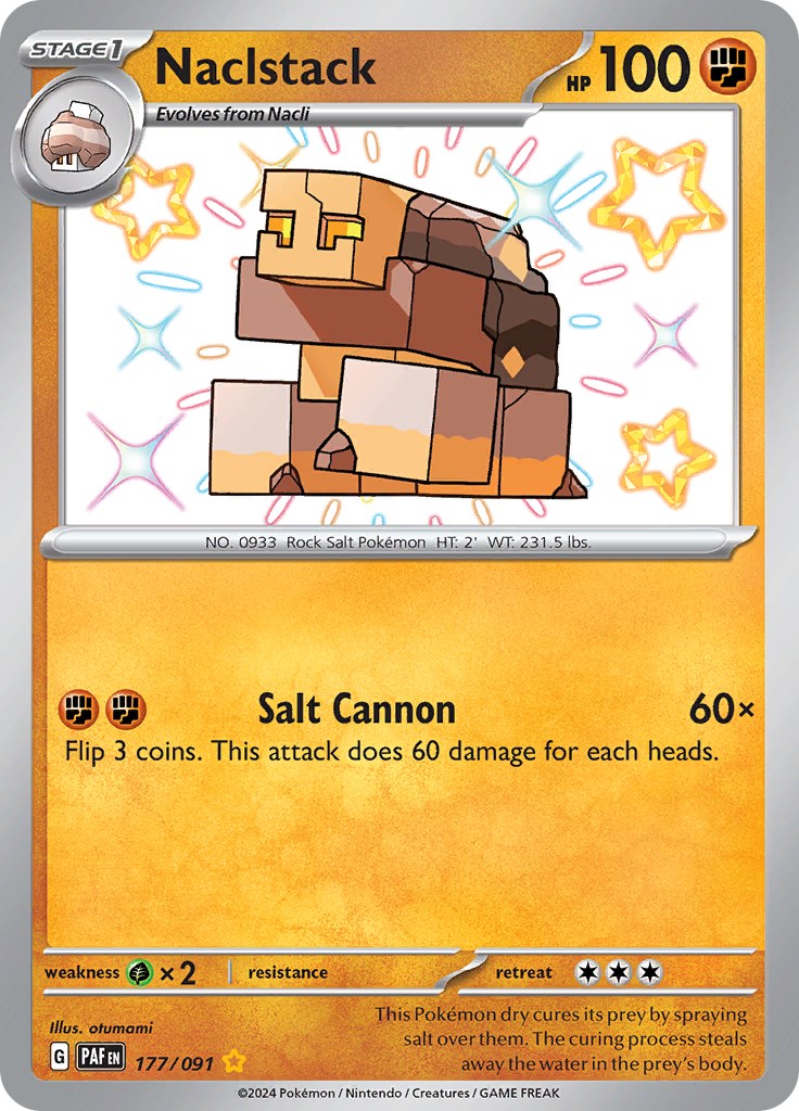 Naclstack (177/091) [Scarlet & Violet: Paldean Fates] - Pokémon - Card Brawlers | Quebec | Canada |