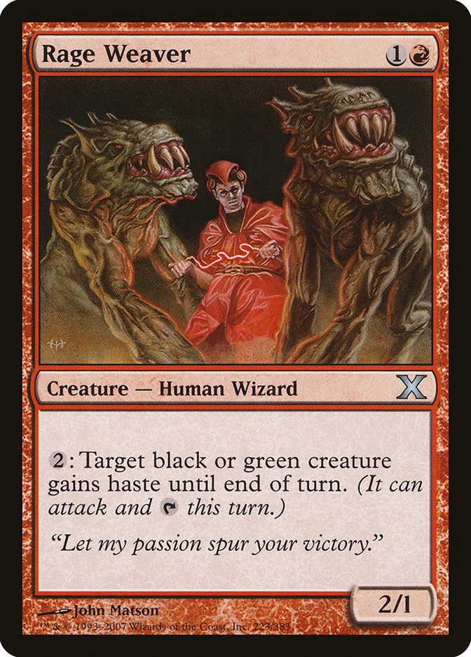 Rage Weaver [Tenth Edition] - Magic: The Gathering - Card Brawlers | Quebec | Canada |