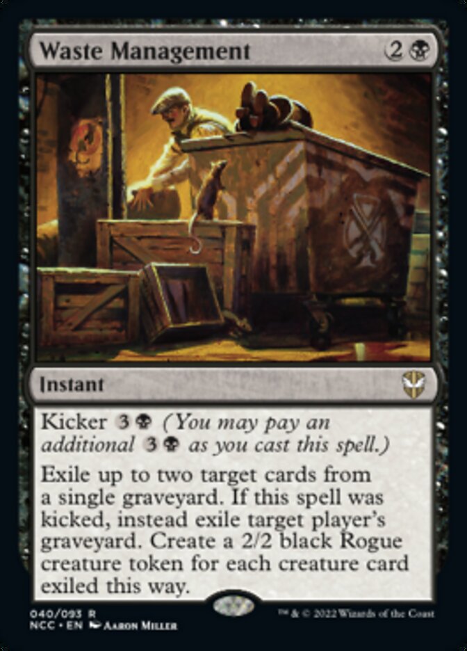 Waste Management [Streets of New Capenna Commander] - Magic: The Gathering - Card Brawlers | Quebec | Canada |