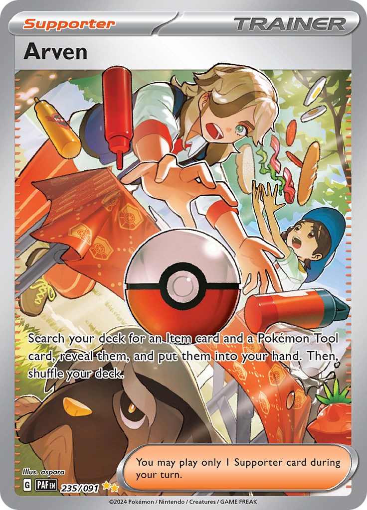Arven (235/091) [Scarlet & Violet: Paldean Fates] - Pokémon - Card Brawlers | Quebec | Canada |