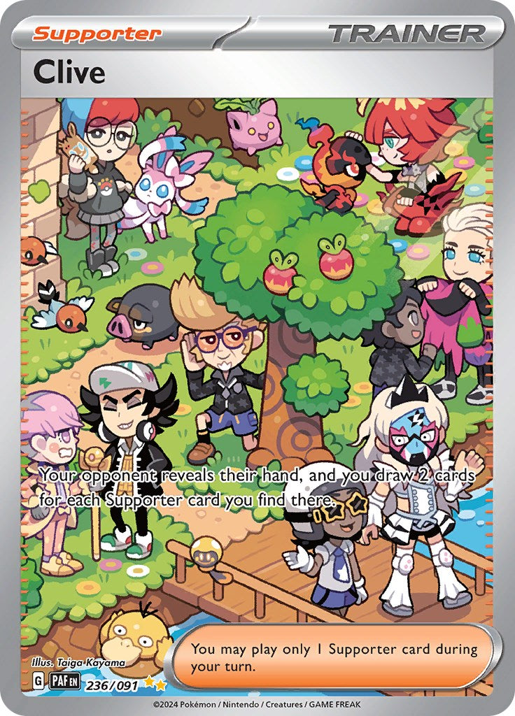 Clive (236/091) [Scarlet & Violet: Paldean Fates] - Pokémon - Card Brawlers | Quebec | Canada |