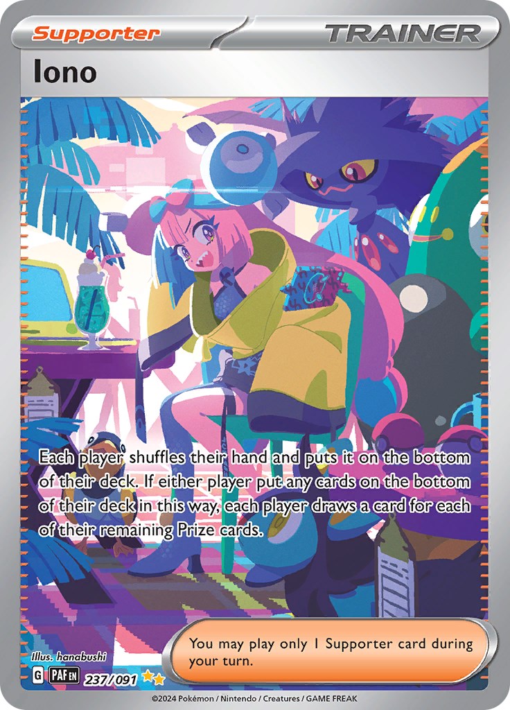 Iono (237/091) [Scarlet & Violet: Paldean Fates] - Pokémon - Card Brawlers | Quebec | Canada |