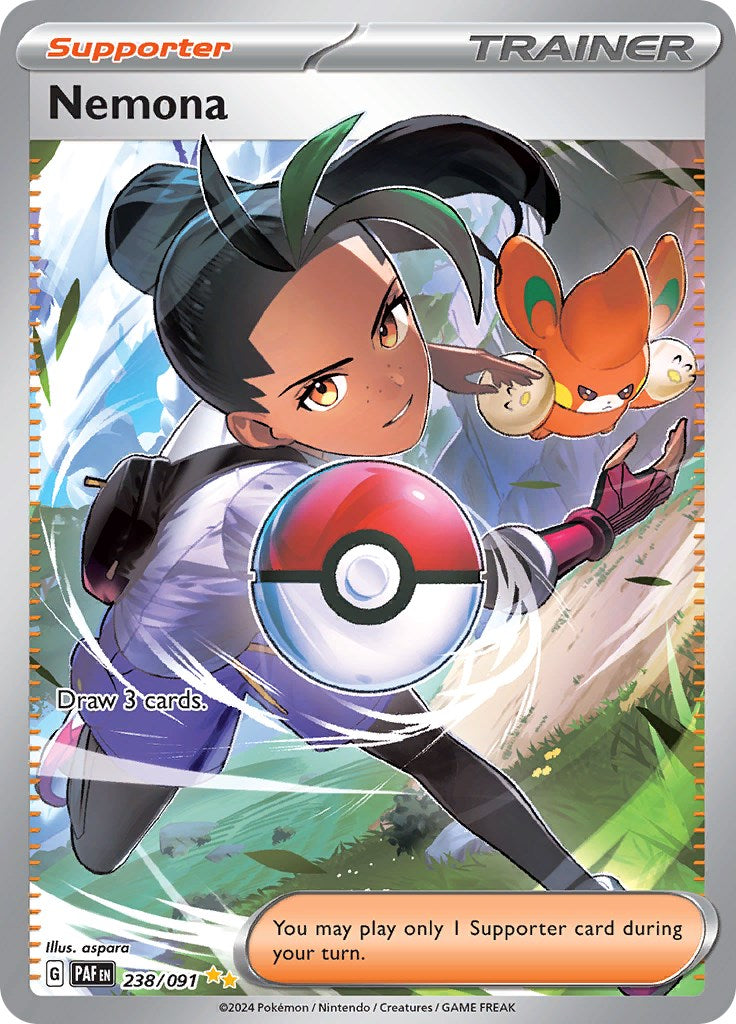 Nemona (238/091) [Scarlet & Violet: Paldean Fates] - Pokémon - Card Brawlers | Quebec | Canada |