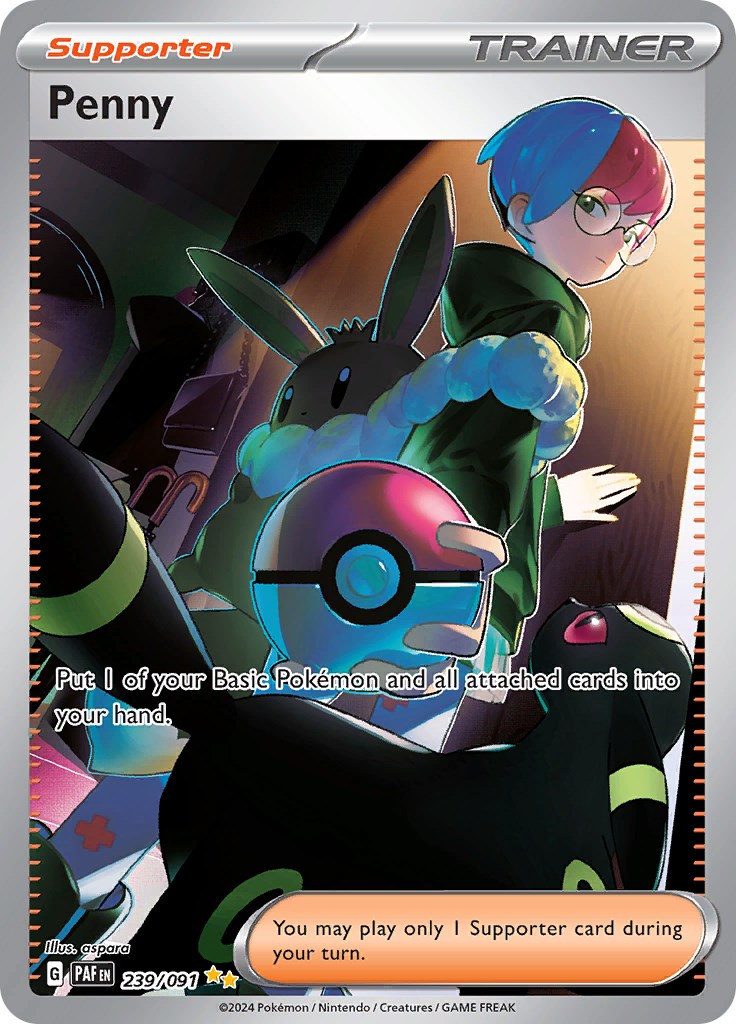 Penny (239/091) [Scarlet & Violet: Paldean Fates] - Pokémon - Card Brawlers | Quebec | Canada |