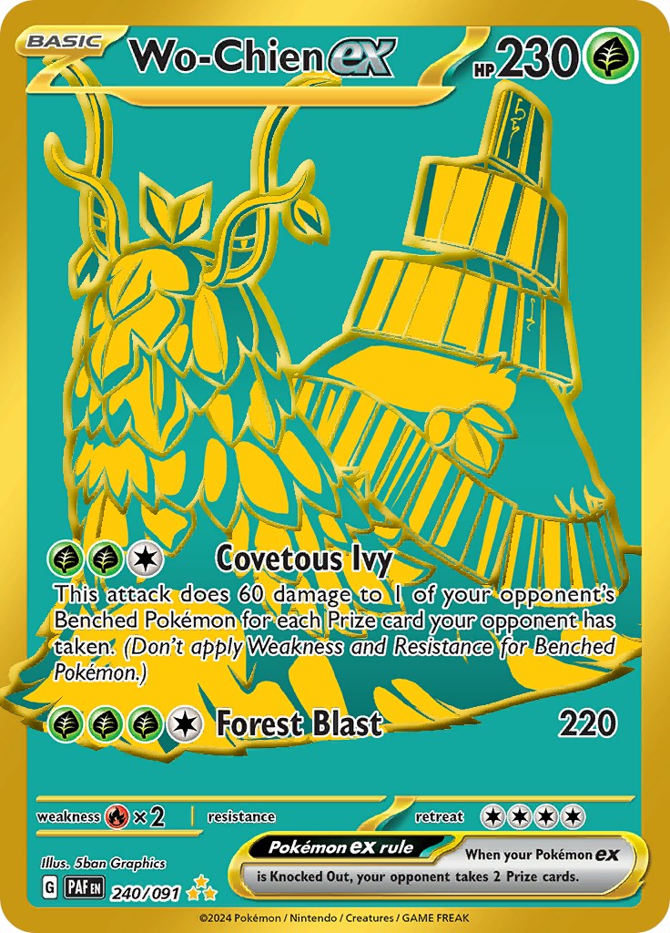 Wo-Chien ex (240/091) [Scarlet & Violet: Paldean Fates] - Pokémon - Card Brawlers | Quebec | Canada |