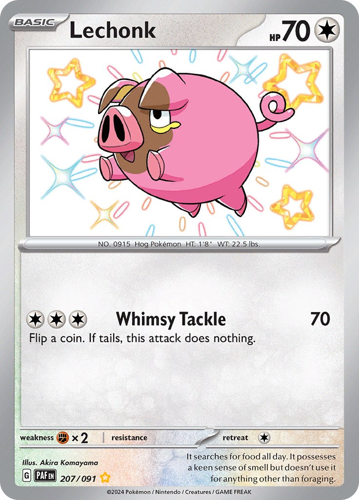 Lechonk (207/091) [Scarlet & Violet: Paldean Fates] - Pokémon - Card Brawlers | Quebec | Canada |