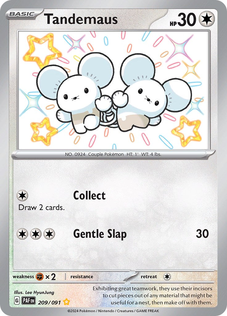 Tandemaus (209/091) [Scarlet & Violet: Paldean Fates] - Pokémon - Card Brawlers | Quebec | Canada |