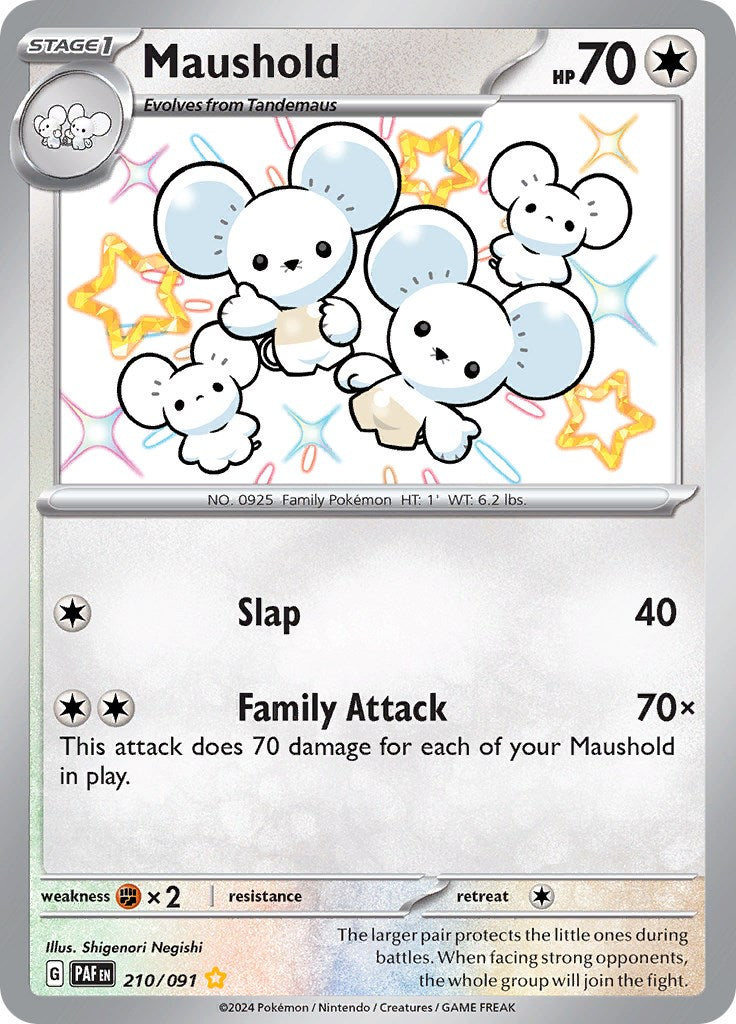 Maushold (210/091) [Scarlet & Violet: Paldean Fates] - Pokémon - Card Brawlers | Quebec | Canada |