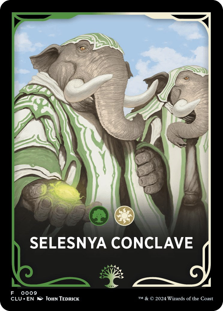 Selesnya Conclave Theme Card [Ravnica: Clue Edition Tokens] - Magic: The Gathering - Card Brawlers | Quebec | Canada |