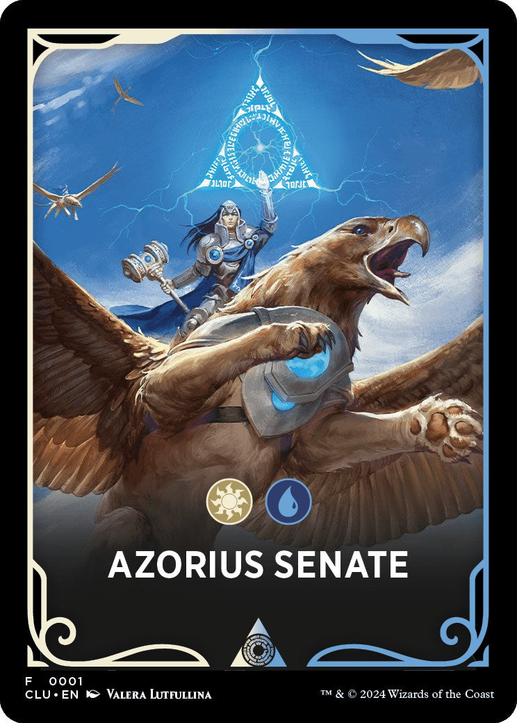 Azorius Senate Theme Card [Ravnica: Clue Edition Tokens] - Magic: The Gathering - Card Brawlers | Quebec | Canada |