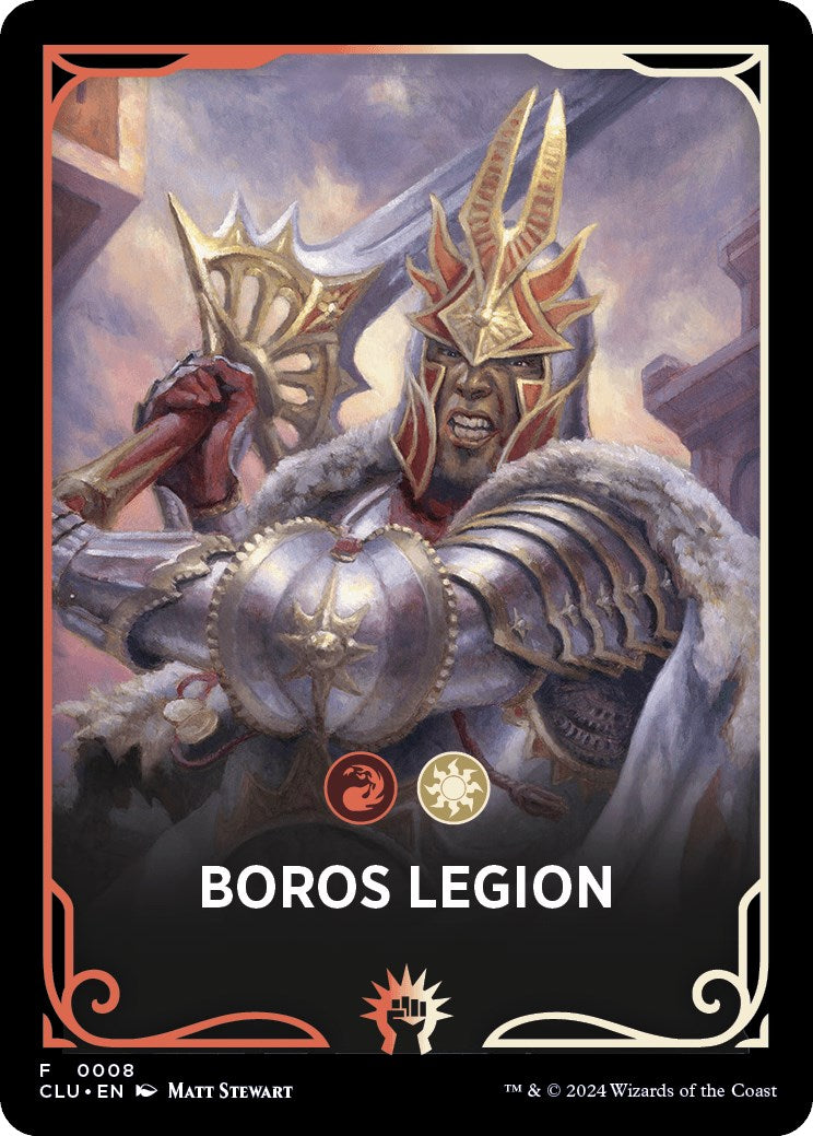 Boros Legion Theme Card [Ravnica: Clue Edition Tokens] - Magic: The Gathering - Card Brawlers | Quebec | Canada |