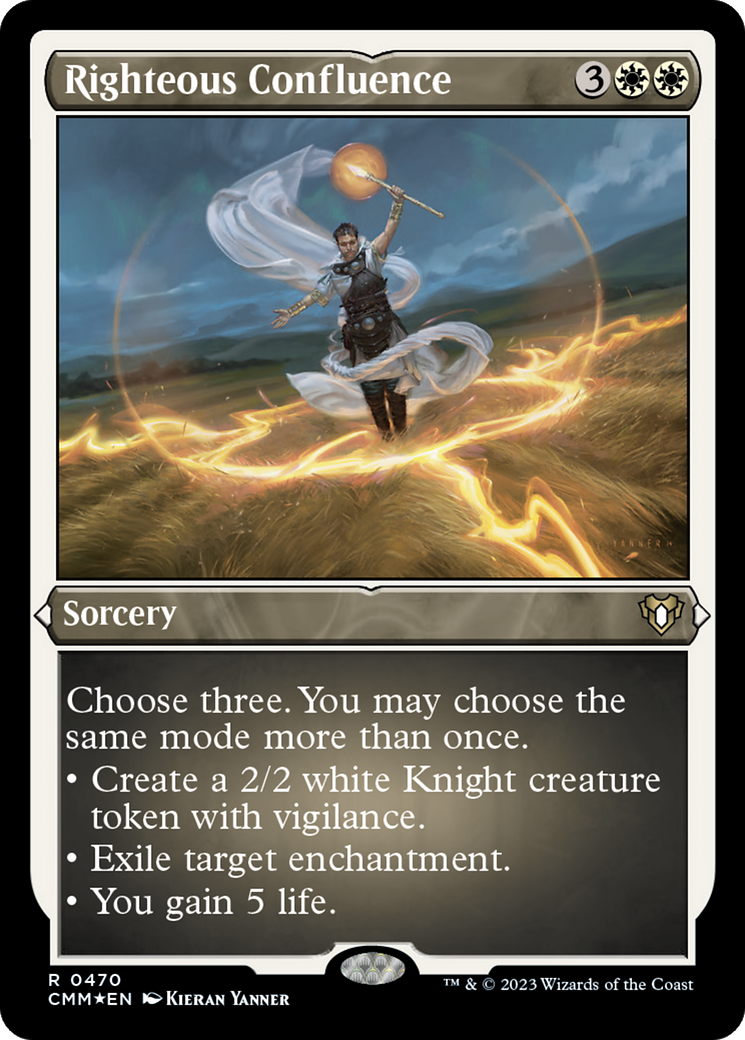 Righteous Confluence (Foil Etched) [Commander Masters] - Magic: The Gathering - Card Brawlers | Quebec | Canada |