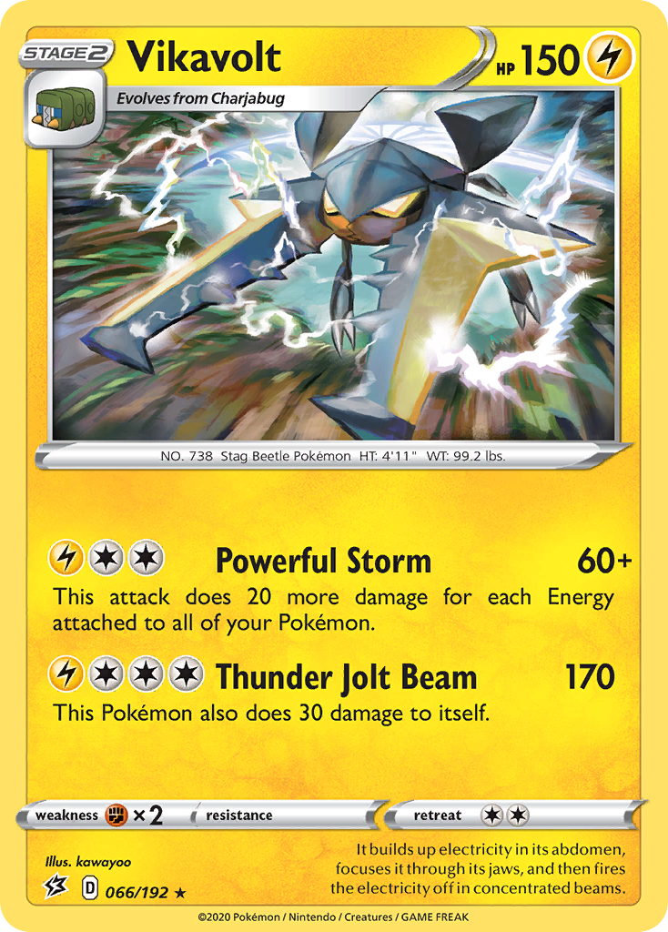 Vikavolt (066/192) [Sword & Shield: Rebel Clash] - Pokémon - Card Brawlers | Quebec | Canada |