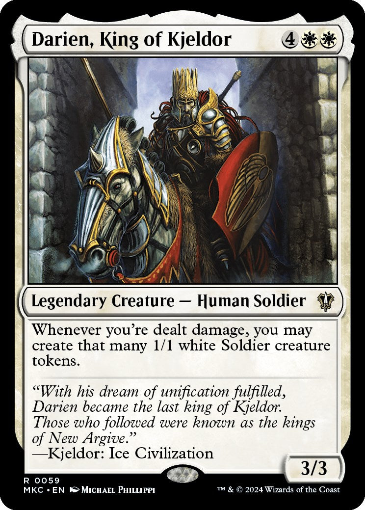 Darien, King of Kjeldor [Murders at Karlov Manor Commander] - Magic: The Gathering - Card Brawlers | Quebec | Canada |