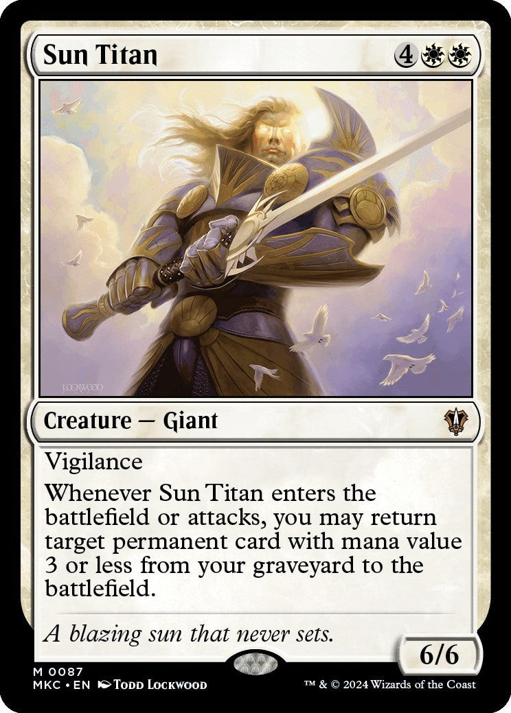 Sun Titan [Murders at Karlov Manor Commander] - Magic: The Gathering - Card Brawlers | Quebec | Canada |