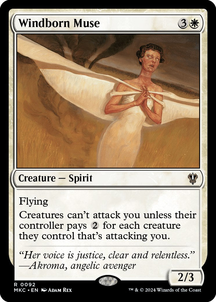 Windborn Muse [Murders at Karlov Manor Commander] - Magic: The Gathering - Card Brawlers | Quebec | Canada |
